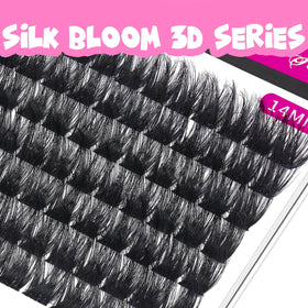 Application process of VEYESBEAUTY Lash Clusters on natural lashes
