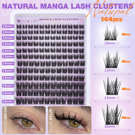 Application tools included in EYDEVRO lash clusters kit