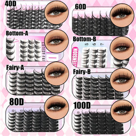 Application tools included in YIDUO lash clusters kit