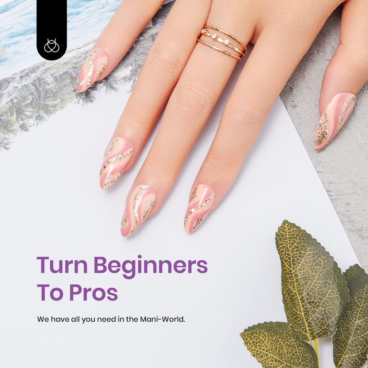applying beetles Gel Polish with a brush