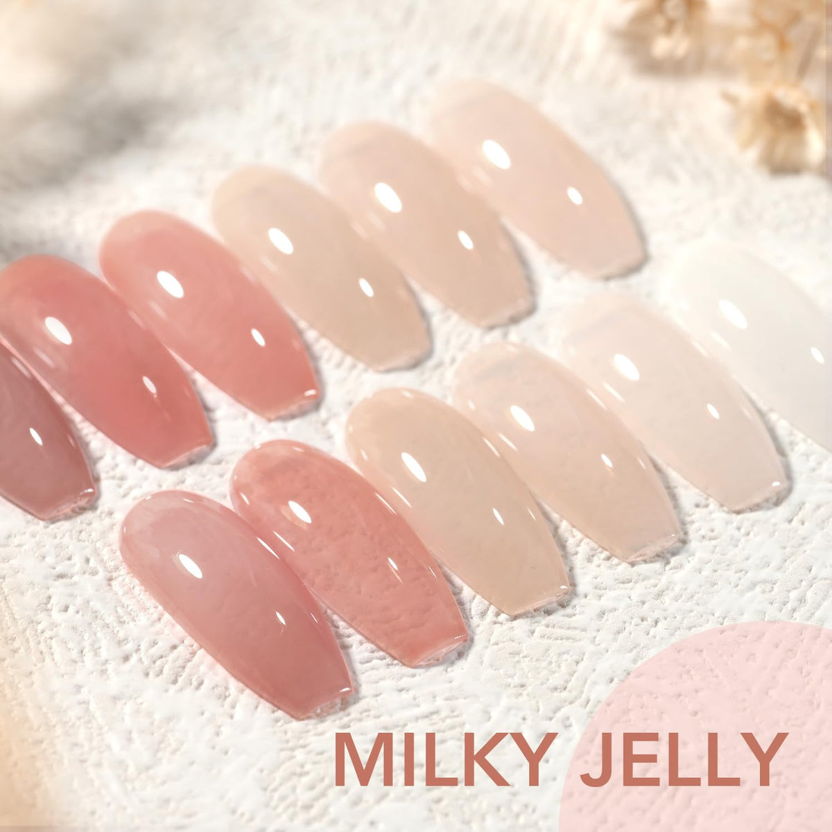 Applying GAOY Jelly Nude Gel Nail Polish at home