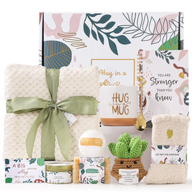 APRBOX Get Well Soon Self Care Gift Basket 11PCS Relaxation Set