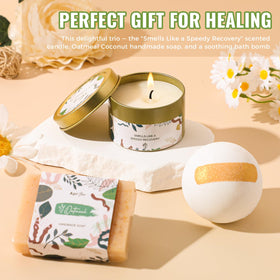 APRBOX Get Well Soon Self Care Gift Basket 11PCS Relaxation Set