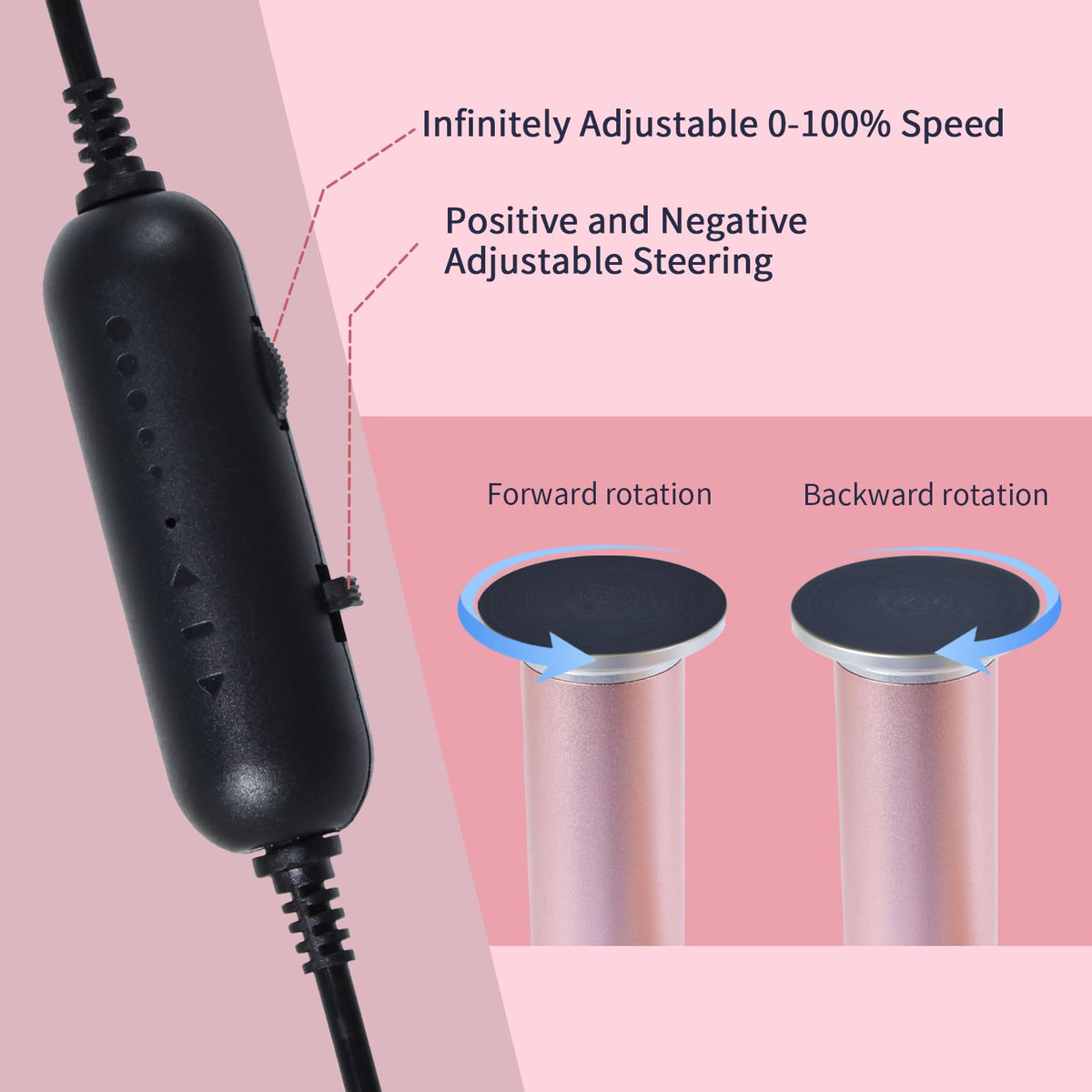 APRELM Electric Foot Callus Remover side view showing ergonomic design