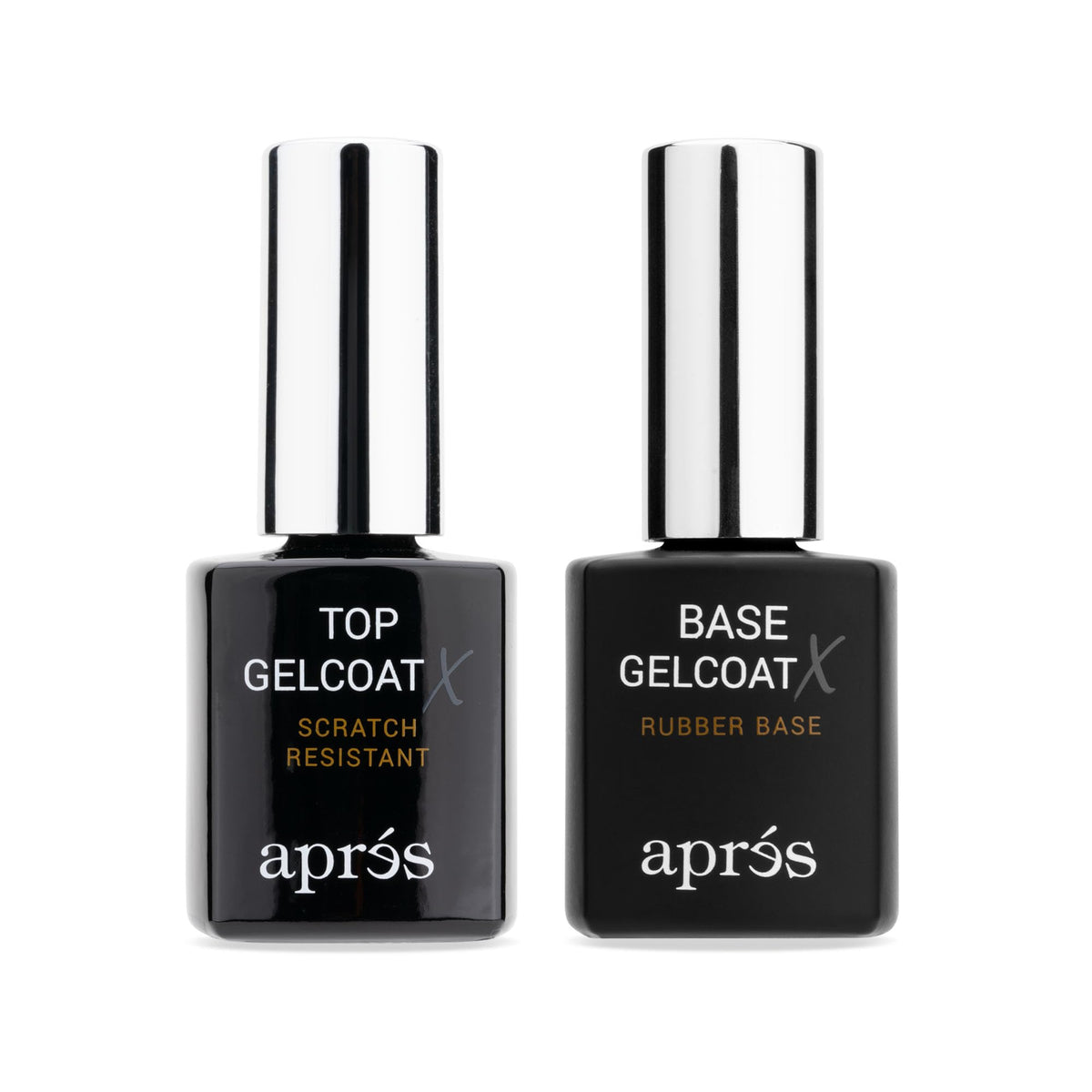 APRÉS Base Coat X & Top Gelcoat X Set 15ml packaging front view