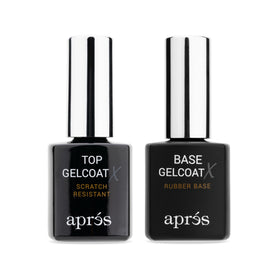 APRÉS Base Coat X & Top Gelcoat X Set 15ml packaging front view