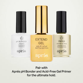 APRÉS Extend Gel Gold Bottle Edition 15 ml with tools