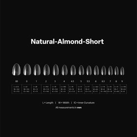 APRÉS Gel-X Almond Nail Tips box side view