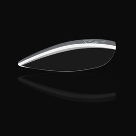 APRÉS Gel-X® Almond Nail Tips showing the thickness of the free edge