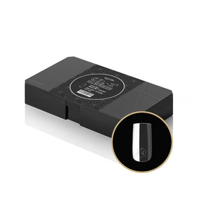 APRÉS Gel-X Natural Square Short Tip Box front view with 500 tips