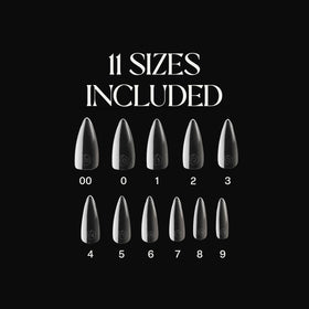 APRÉS Gel-X tips in various sizes displayed in the box