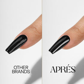 APRÉS Non-Wipe Glossy Top Gelcoat 15ml application on nails
