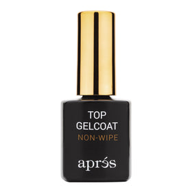 APRÉS Non-Wipe Glossy Top Gelcoat 15ml bottle front view