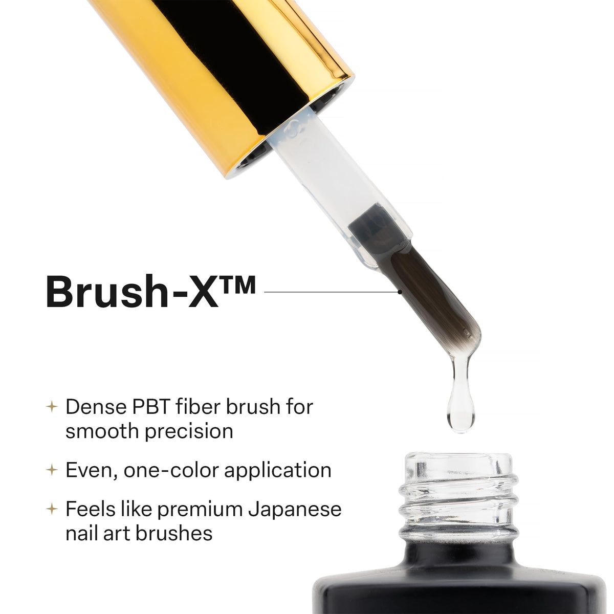 APRÉS Non-Wipe Matte Top Gel Coat 15ml bottle side view