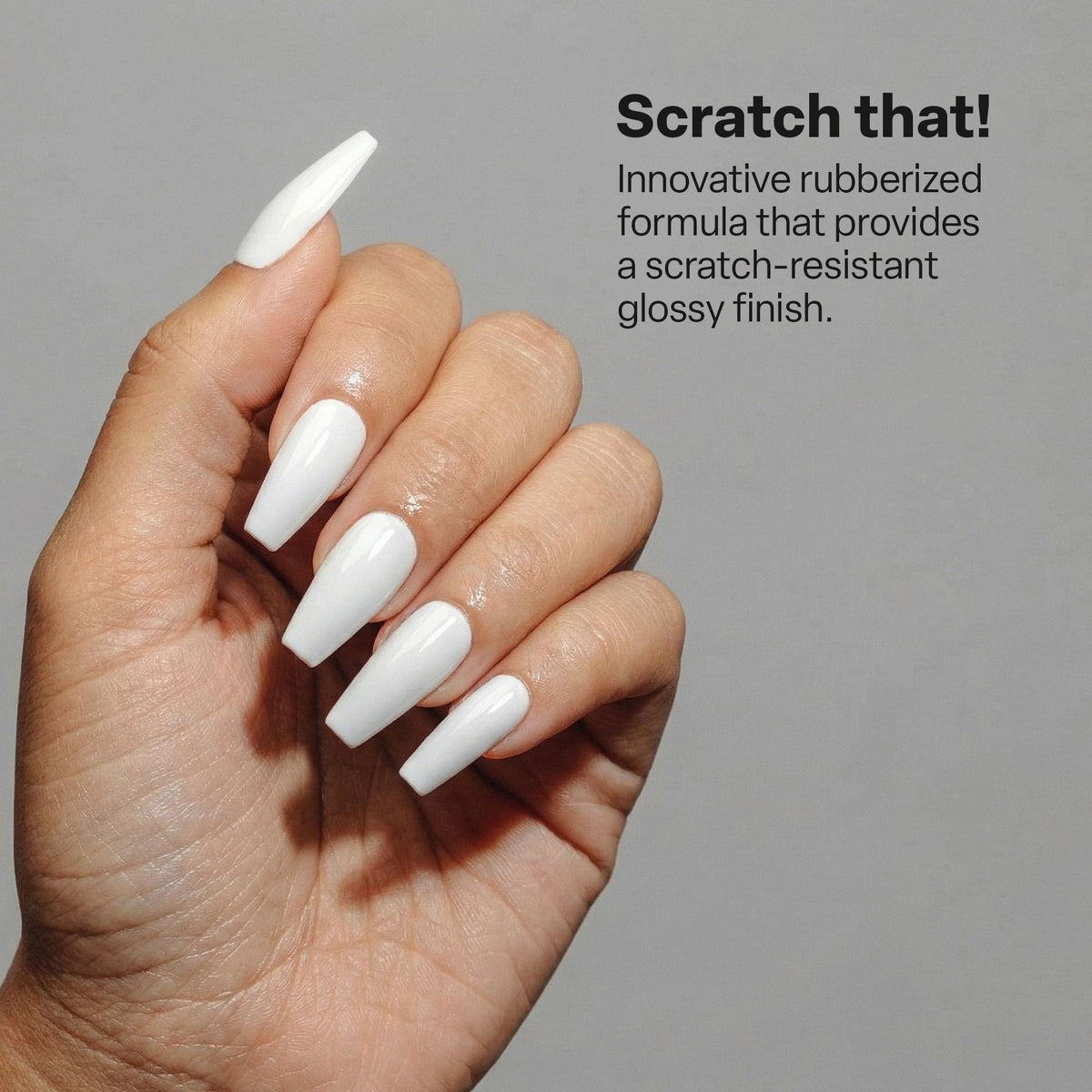 APRÉS Top Gelcoat X glossy finish on nails