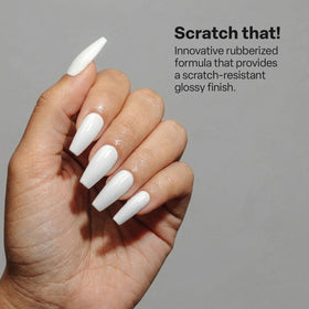 APRÉS Top Gelcoat X glossy finish on nails