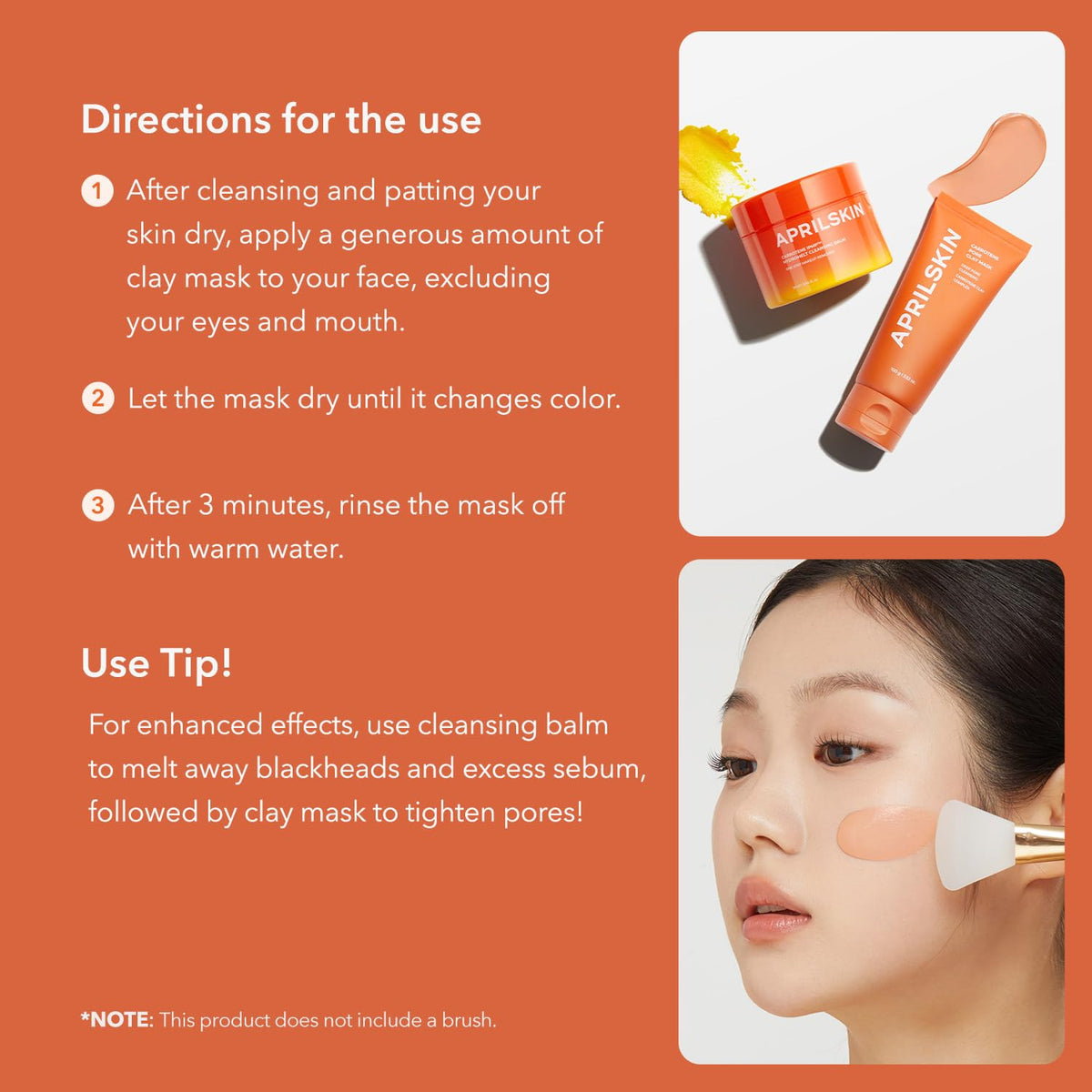 APRILSKIN Carrotene IPMP Clay Mask in bathroom setting