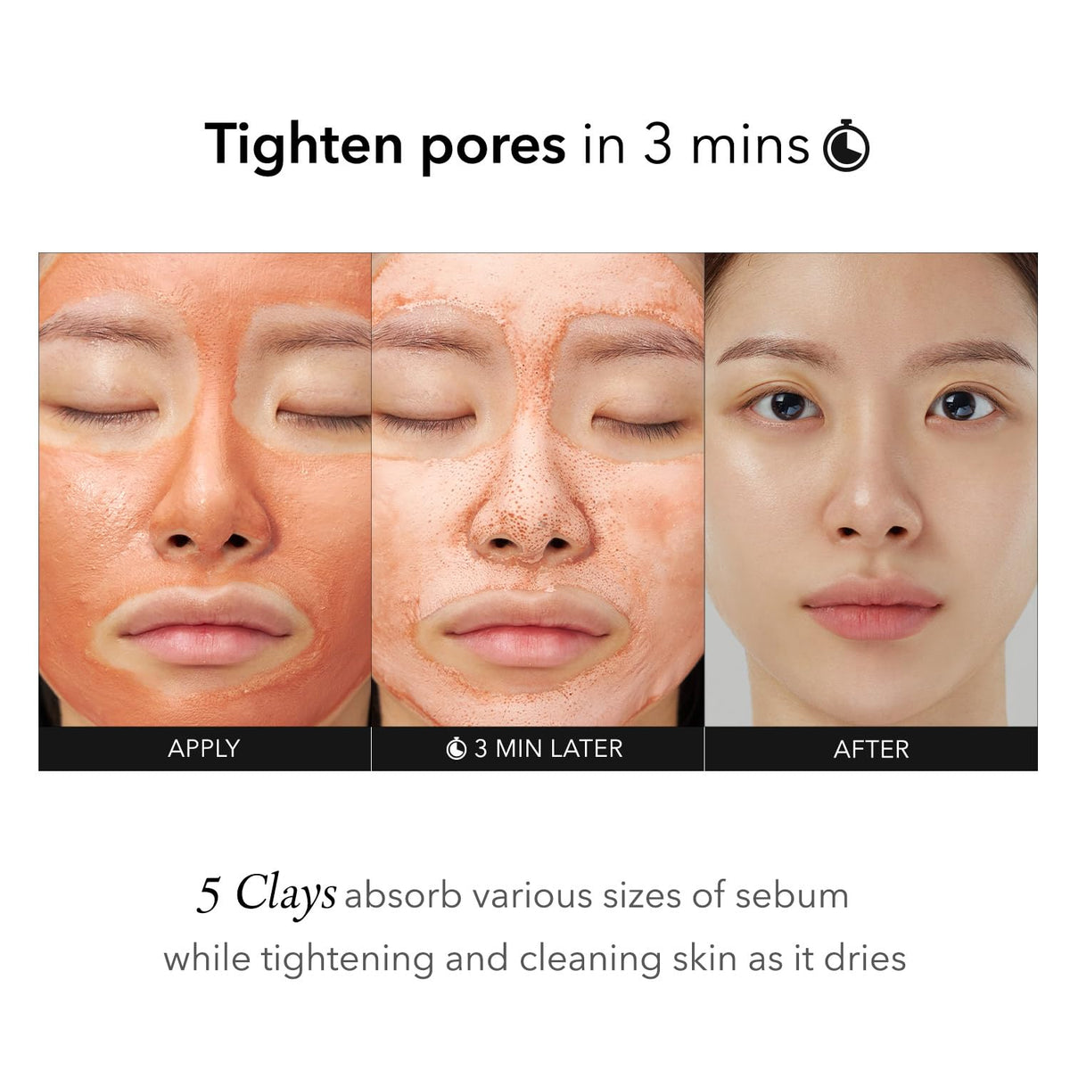APRILSKIN Carrotene IPMP Clay Mask with jelly brush