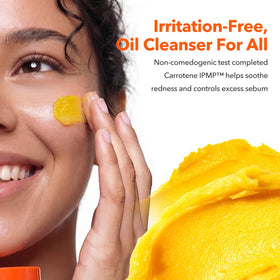 APRILSKIN Carrotene IPMP Cleansing Balm application on skin
