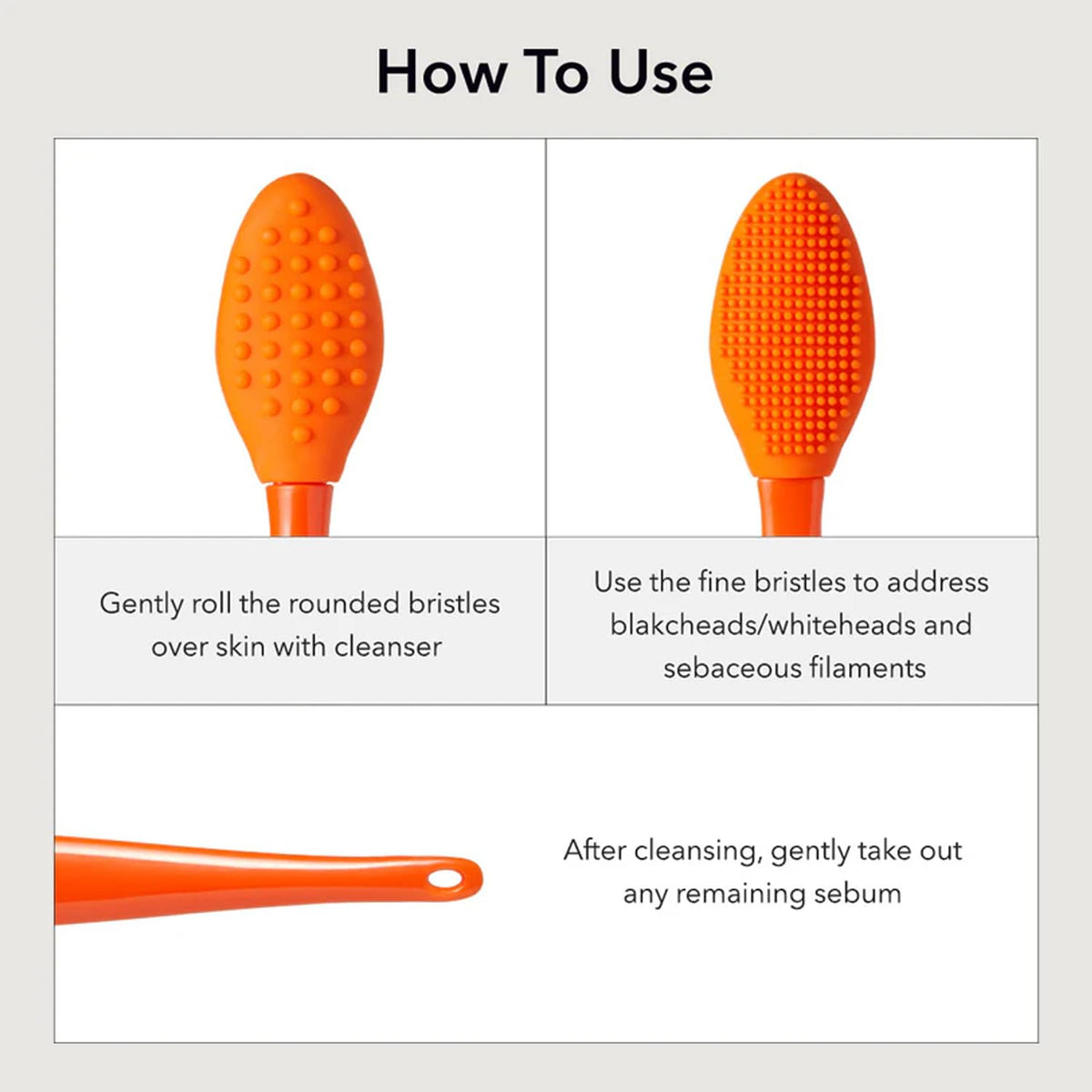 APRILSKIN silicone brush side view