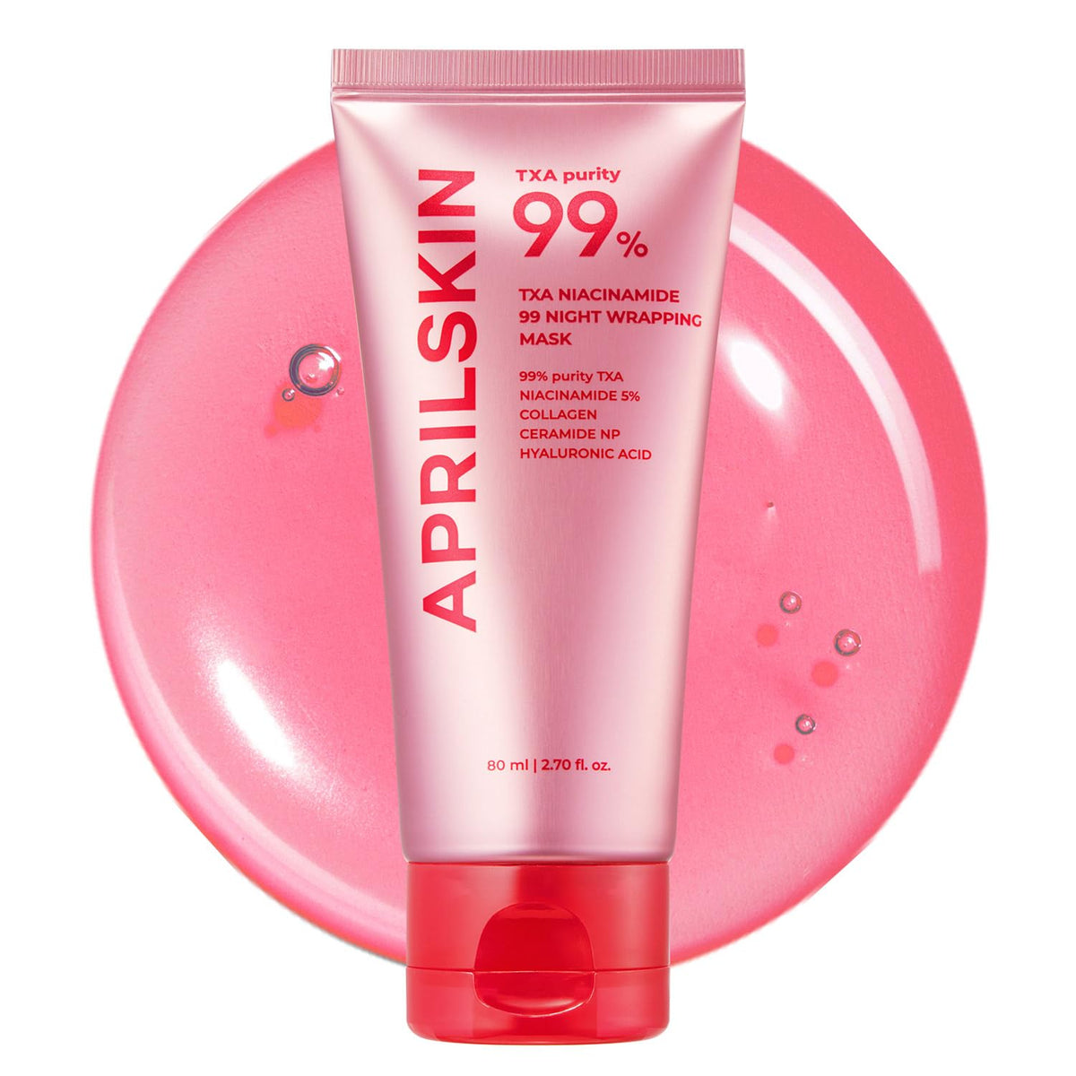 APRILSKIN TXA Niacinamide Overnight Wrapping Mask front view