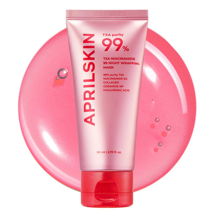 APRILSKIN TXA Niacinamide Overnight Wrapping Mask front view