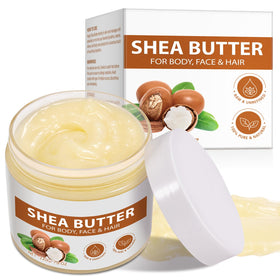 APUUFYQC Shea Butter Raw Organic Hand Cream front view