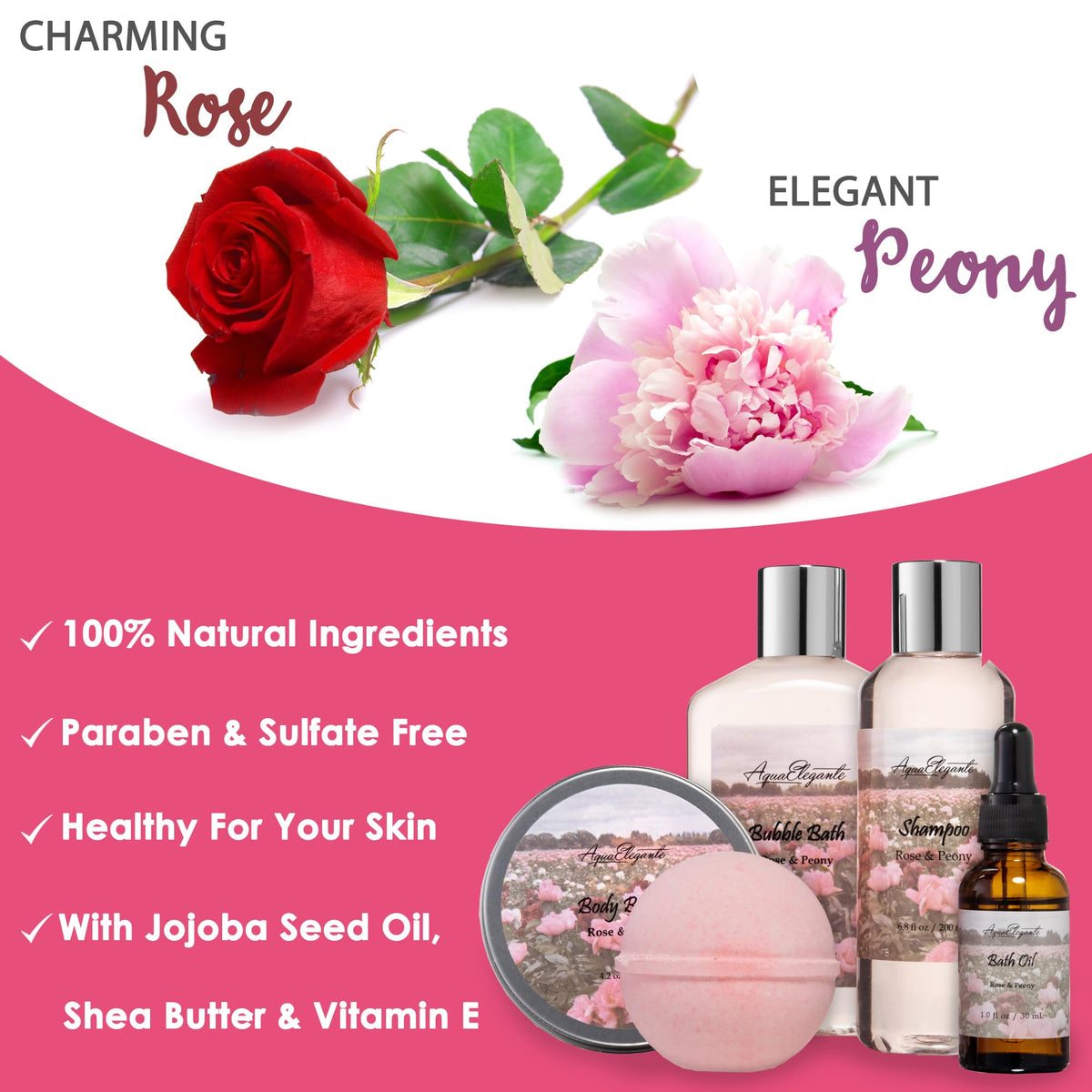Aqua Elegante Body Lotion tube in the spa gift basket