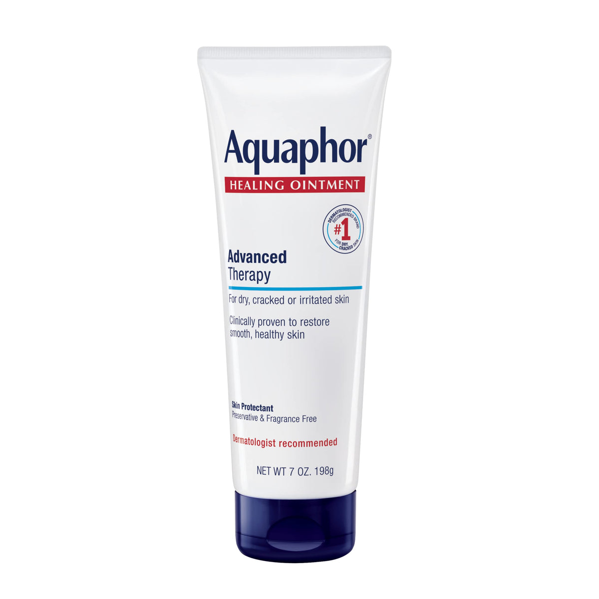 Aquaphor Healing Ointment Advanced Therapy 7 OZ front view