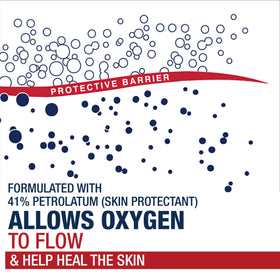 Aquaphor Healing Ointment application on dry skin