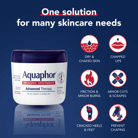 Aquaphor Healing Ointment on a countertop