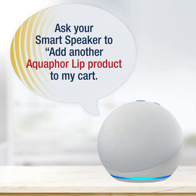 Aquaphor Lip Repair Ointment product display with two tubes