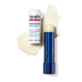 Aquaphor Lip Repair Stick close-up of packaging