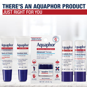 Aquaphor Lip Repair Stick with one stick removed from packaging