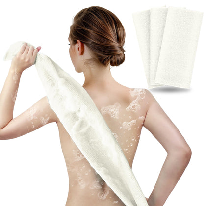ARCH&M Exfoliating Washcloth Set 3 Pack Off-White