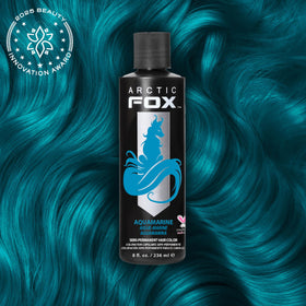 ARCTIC FOX Aquamarine Blue hair dye bottles side view