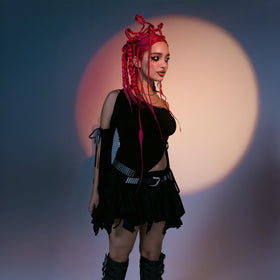 ARCTIC FOX Arcane Hair Color VI Hot Pink swatch on paper