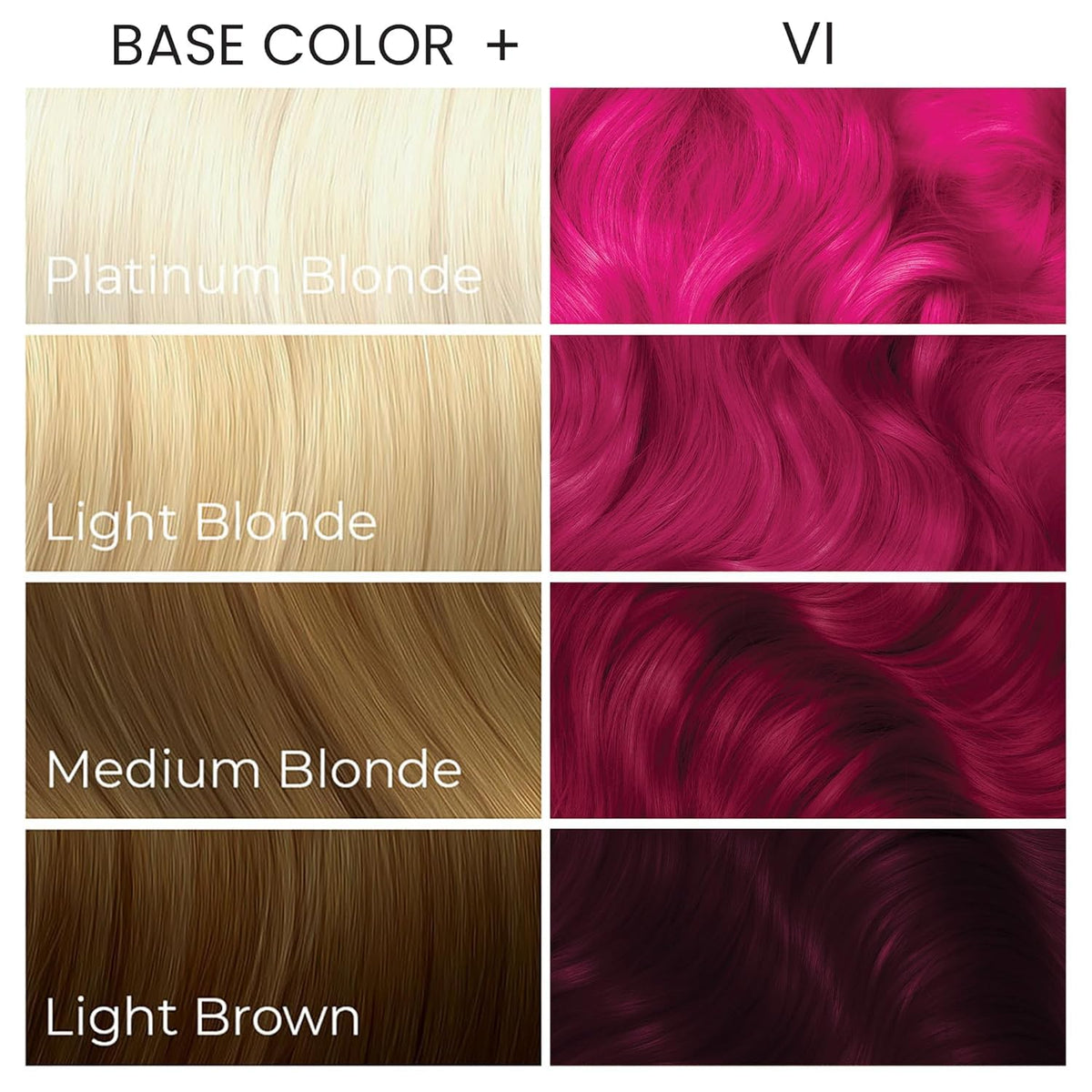 ARCTIC FOX Arcane VI Semi Permanent Hair Dye bottles side view