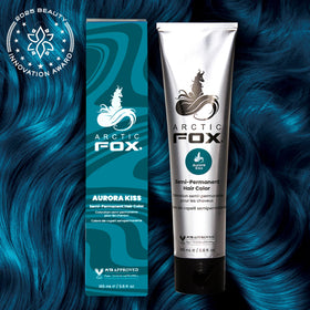 ARCTIC FOX Aurora Kiss Blue hair dye back view