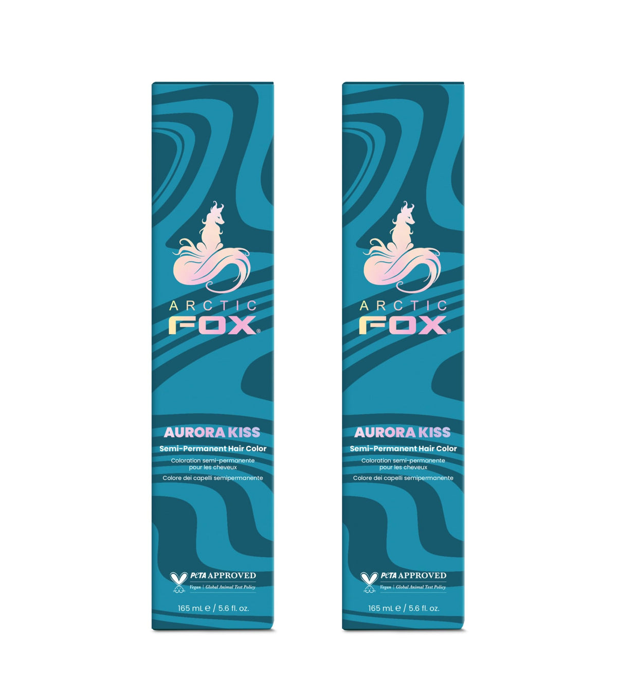 ARCTIC FOX Aurora Kiss Blue hair dye front view