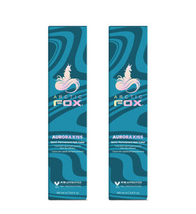 ARCTIC FOX Aurora Kiss Blue hair dye front view