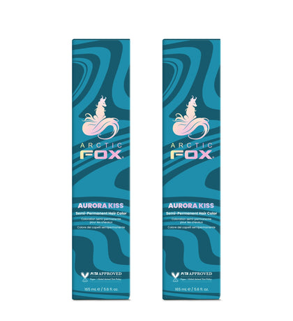 ARCTIC FOX Aurora Kiss Blue hair dye front view