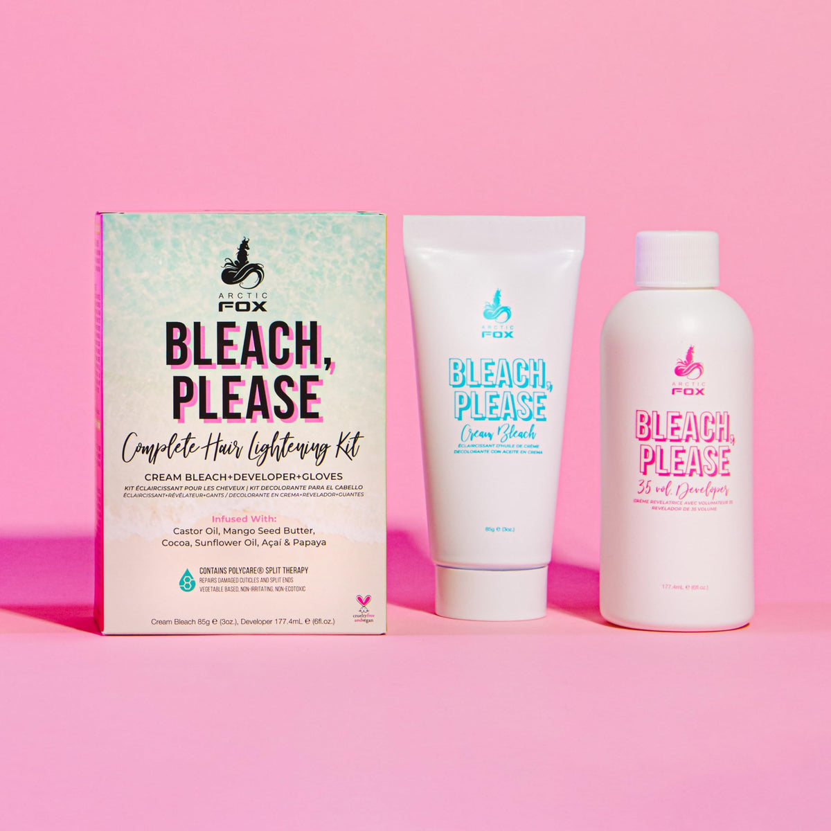 ARCTIC FOX Bleach Please Hair Bleach Kit latex-free gloves