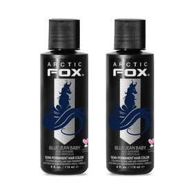 ARCTIC FOX Blue Jean Baby semi-permanent hair dye front view