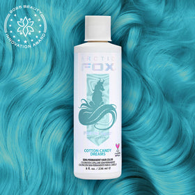 ARCTIC FOX Cotton Candy Dreams back view with ingredients