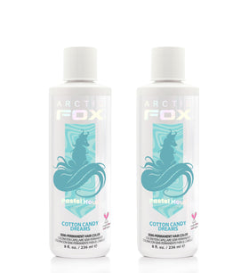 ARCTIC FOX Cotton Candy Dreams hair dye 2 x 8 oz front view