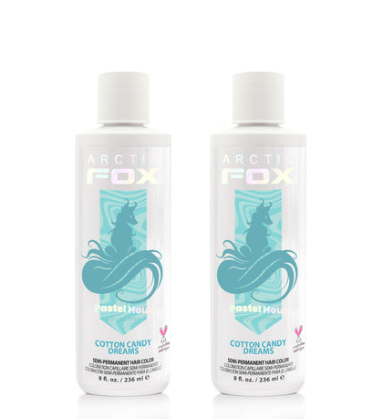 ARCTIC FOX Cotton Candy Dreams hair dye 2 x 8 oz front view