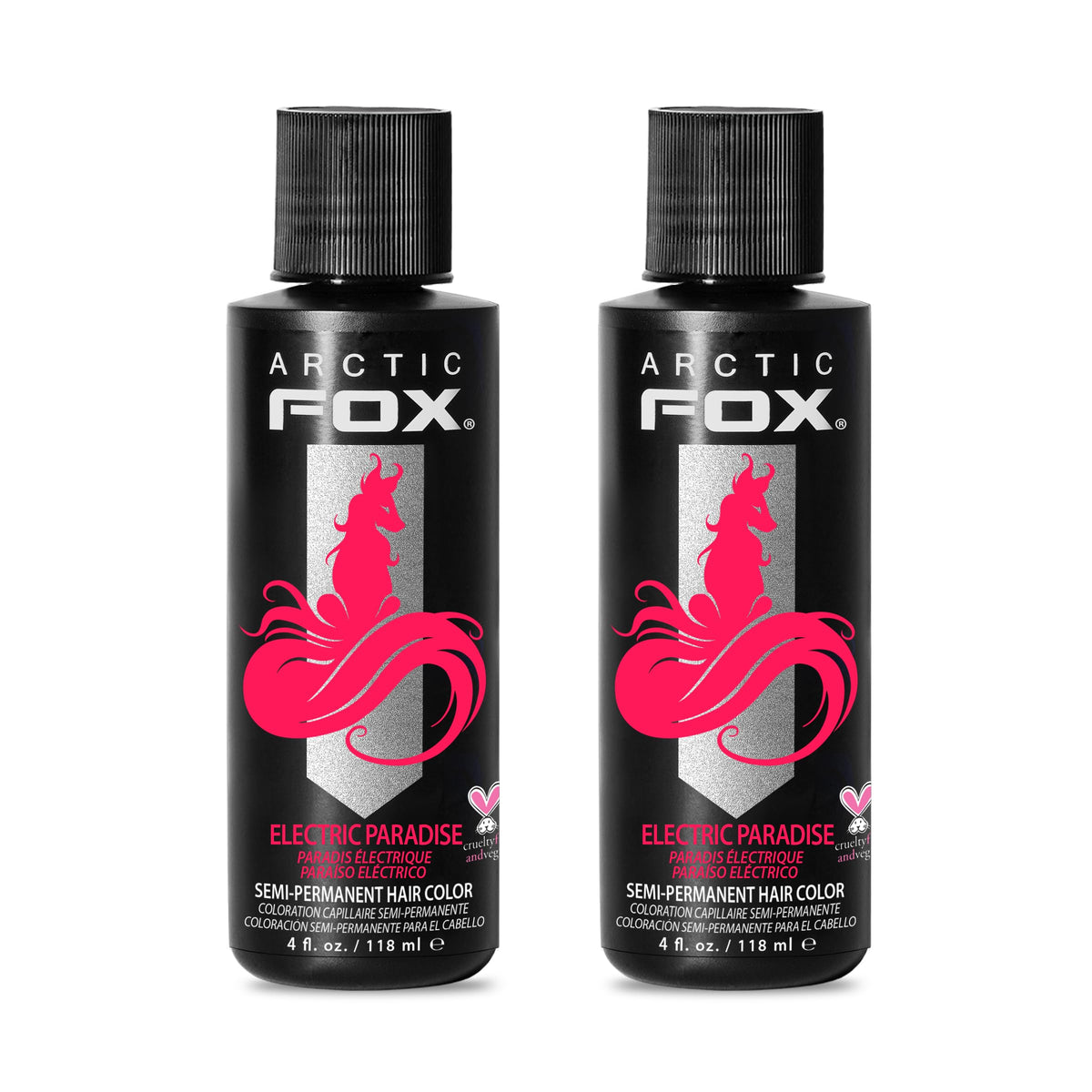 ARCTIC FOX Electric Paradise hair dye 4 oz bottle front view