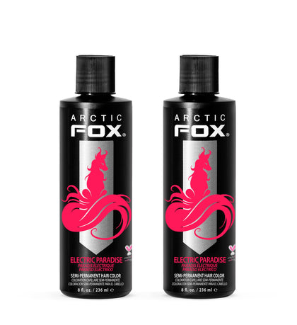 ARCTIC FOX Electric Paradise UV Hair Dye front view 8 oz bottles