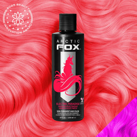 ARCTIC FOX Electric Paradise UV Hair Dye packaging with vibrant pink colour